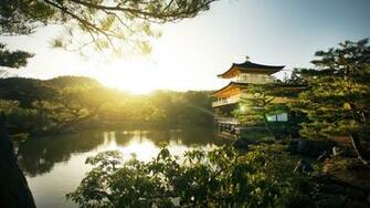 Japanese Style House HD Desktop Wallpaper