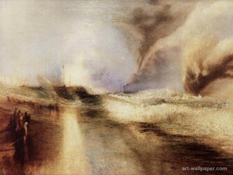 Luminous Missiles At High Ocean Waves Turner Joseph William