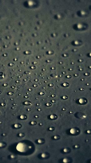 Dark Black Drop iPhone Wallpaper HD
