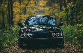 Wallpaper Machine Autumn Forest Bmw Car E39 M5 Image