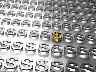 Gold Dollar Sign Wallpaper