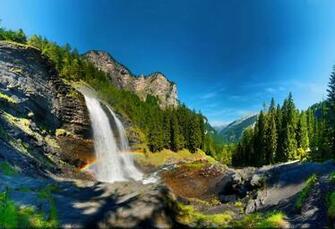 Mountain Waterfall Wallpaper