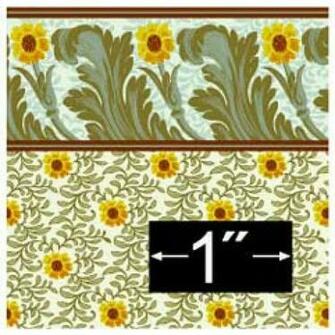 Buy The Brodnax Prints Inch Scale Dollhouse Miniature Wallpaper