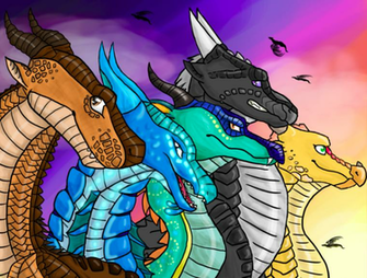 We Are The Dragonets Of Destiny Old By Starstruckdoodles