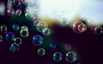 Wallpaper Soap Rainbows Bubbles HD Desktop