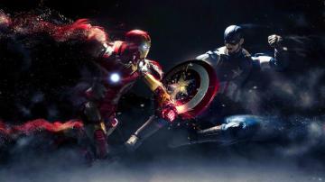 Captain America Vs Iron Man Wallpaper 4k