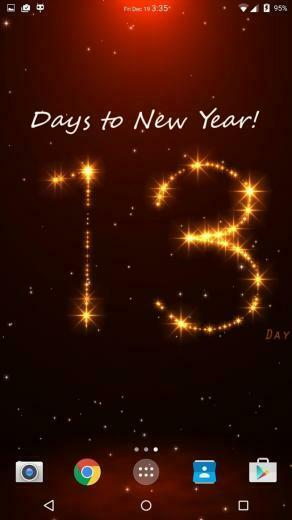 Turn Your Android S Wallpaper Into A Christmas New Year Countdown