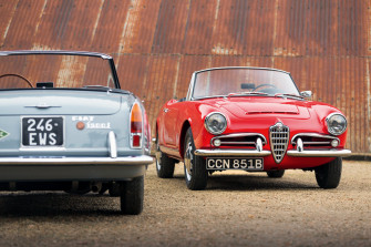 Pretty Little Things Alfa Romeo Giulia Spider Veloce Vs Fiat Osca