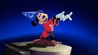 Sorcerer Mickey Fantasia Desktop Wallpaper