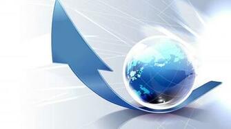 Digital Globe World Art Arrow HD Wallpaper