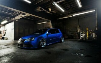 Volkswagen Golf Gti Tuning Garage Wallpaper