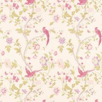 Home Decorating Wallpaper Summer Palace Cerise Floral