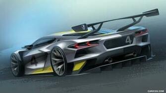 Chevrolet Corvette C8 R Design Sketch HD Wallpaper