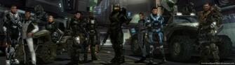 Legends Of Halo Dual Screen Wallpaper By Joeshouseofart