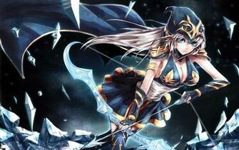 Ashe League Of Legends Video Games Wallpaper HD Desktop And