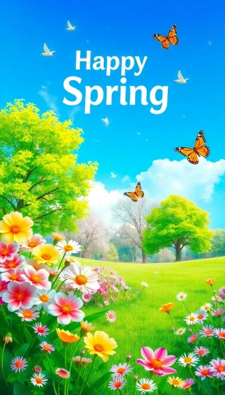 Happy Spring Wallpaper