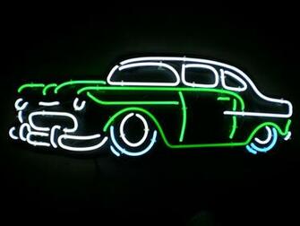 Neon Sign Of A Chevy Vehicles Wallpaper Background Bandit