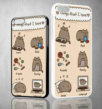 Pusheen Cat Wallpaper Y0755 iPhone 4s 5s From Velozcity