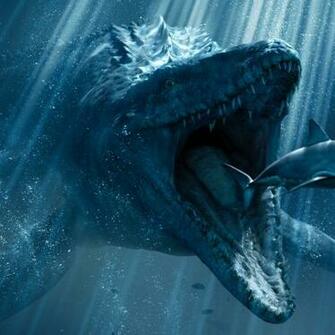 Jurassic World Underwater HD Wallpaper