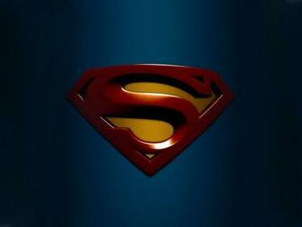 Blue Background Logo Superhero Izobradenie Wallpaper