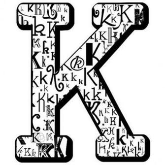 Julie Hartman Portfolio The Letter K White Background