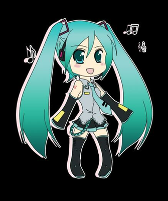Chibi Hatsune Miku By Xelity D