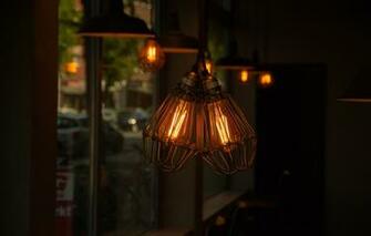 Wallpaper Cafe Germany Lamp Incandescent Bulbs Image For