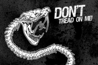 Pushead Wallpaper Dont Tread On Me Illustration By Larry