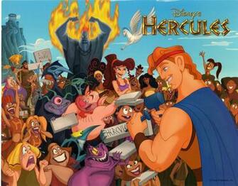 Disney S Hercules Lobby Card Set Of Woods Lewis
