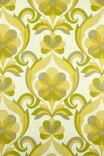 Vintage Modern Baroque Style Wallpaper