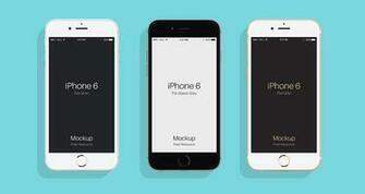 iPhone Plus Flat Landscape Mockup Psd Jpg