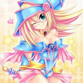 Home Gallery Yu Gi Oh Artbooks Dark Magician Girl Wink