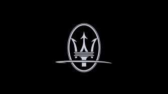 Maserati Logo Wallpaper Black