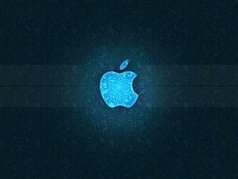 Apple Wallpaper Blue Flower By F H I