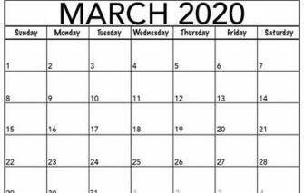March Calendar Wallpaper Top