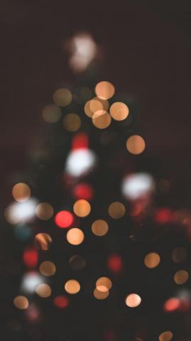 Merry Preppy Christmas iPhone Wallpaper