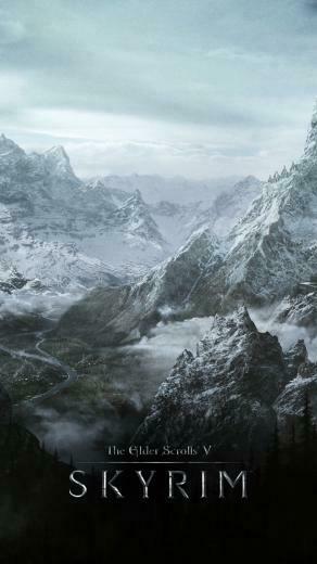 Elder Scrolls V Skyrim Wallpaper Background Sony Xperia Z1 Zl Z