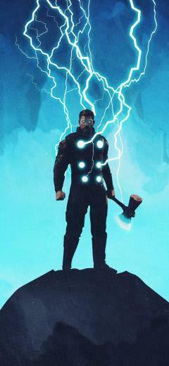 Thor iPhone Wallpaper Top Background