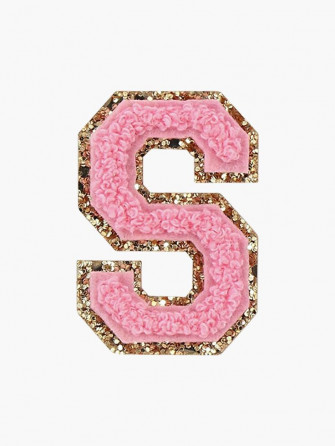 Preppy Pink Varsity Letter S Sticker By Ktp100