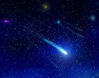 Wallpaper Space Stars Shooting Star