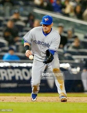 Josh Donaldson Of The Toronto Blue Jays In Action Against New