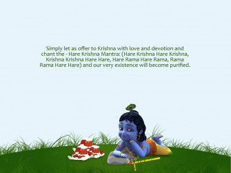 Little Krishna Wallpaper