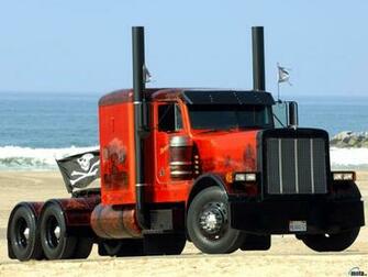 Peterbilt Semi Trucks Tractor Rigs Wallpaper Background