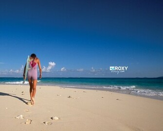 Roxy Surfing Wallpaper