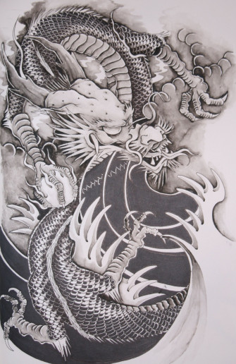 Dragon Tattoo Wallpaper On