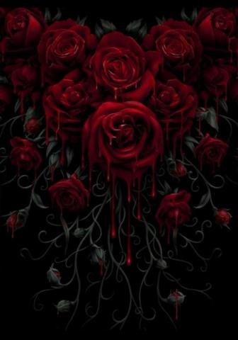 Black Gothic Rose Wallpaper On