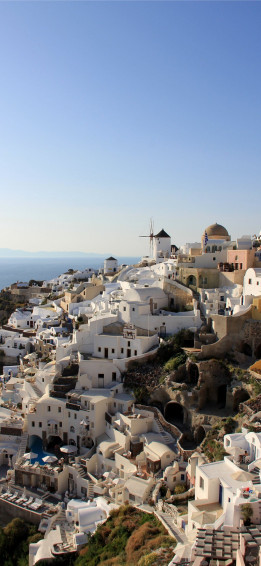Calm At Santorini iPhone X Wallpaper Usa Places To Visit Cool