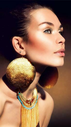 Fashion Girl Makeup Style iPhone 5s 5c Wallpaper