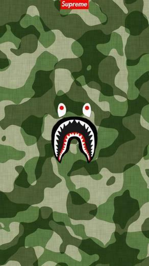 Izhharrd On Supreme Wallpaper Sfondi Per iPhone Bape