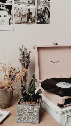 Lockscreen iPhone Vintage Wallpaper Pastelpink Pastel Gif